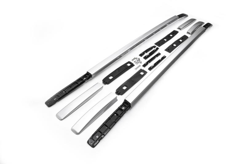 Купити Рейлінги (2 шт) Чорні для Mitsubishi Outlander 2012-2021 рр