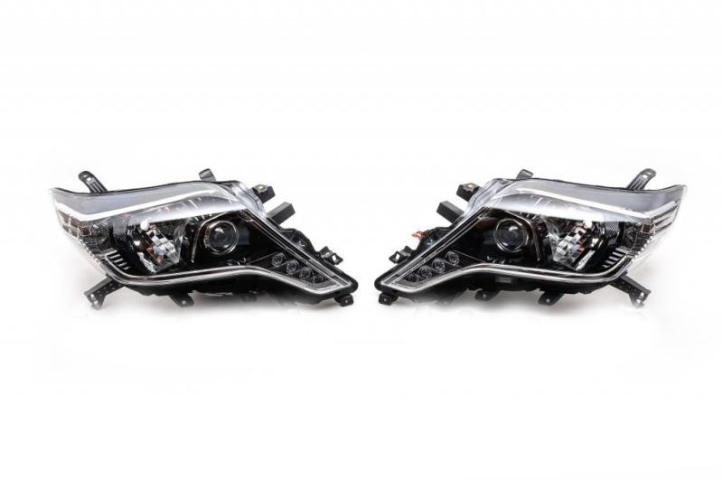 Купити Передня оптика LED (2013-2017, 2 шт) з AFR адаптацією для Toyota Land Cruiser Prado 150