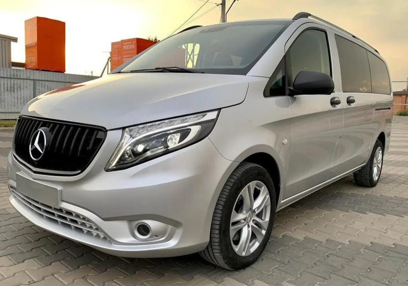 Купити Передня решітка GT Panamericana Black (2014-2023 для Vito W447) для Mercedes Vito / V-class W447 2014- рр