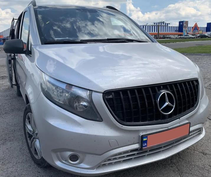 Купити Передня решітка GT Panamericana Black (2014-2023 для Vito W447) для Mercedes Vito / V-class W447 2014- рр