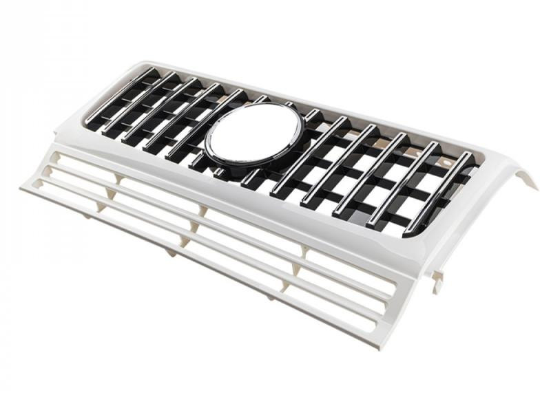 Купити Передня решітка (GT Panamericana, без хрому) Повністю чорна для Mercedes G сlass W463 1990-2018рр