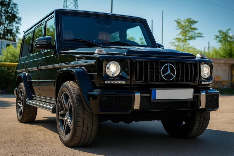 Купити Передня решітка (GT Panamericana, без хрому) Повністю біла для Mercedes G сlass W463 1990-2018рр