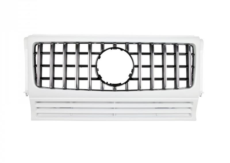 Купити Передня решітка (GT Panamericana, без хрому) Повністю біла для Mercedes G сlass W463 1990-2018рр