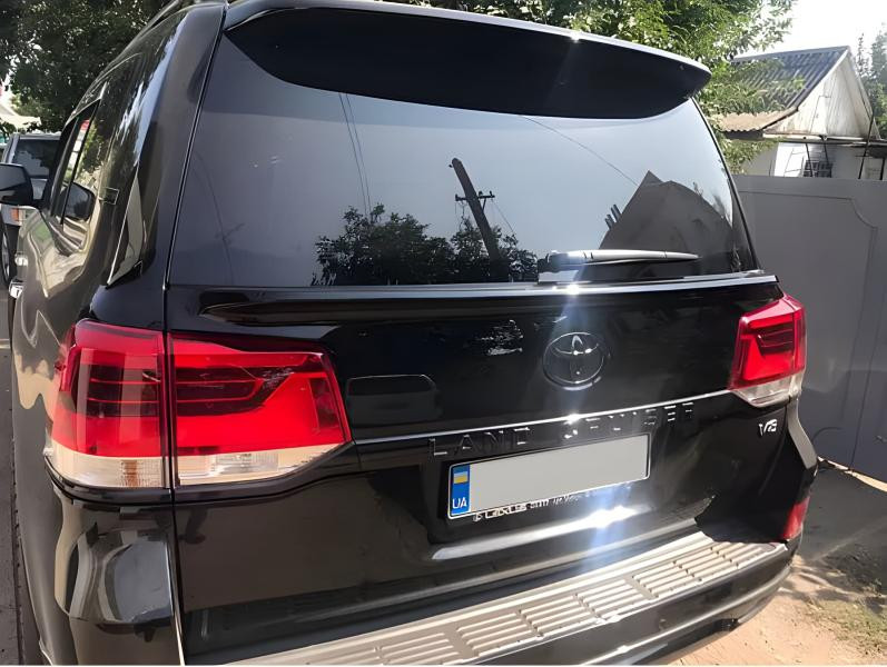 Купити Спойлер WALD (нижній, 2015-2025) Чорний колір для Toyota Land Cruiser 200