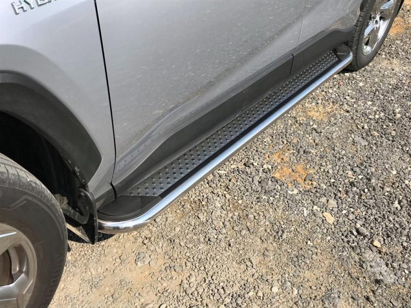 Купить Боковые пороги Maydos V2 (2 шт., алюминий с нержавейкой) для Toyota Rav 4 2019- гг