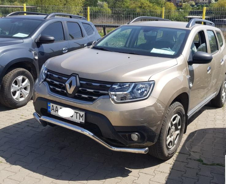 Купить Кенгурятник WT008 (нерж.) для Renault Duster 2018-2024 гг