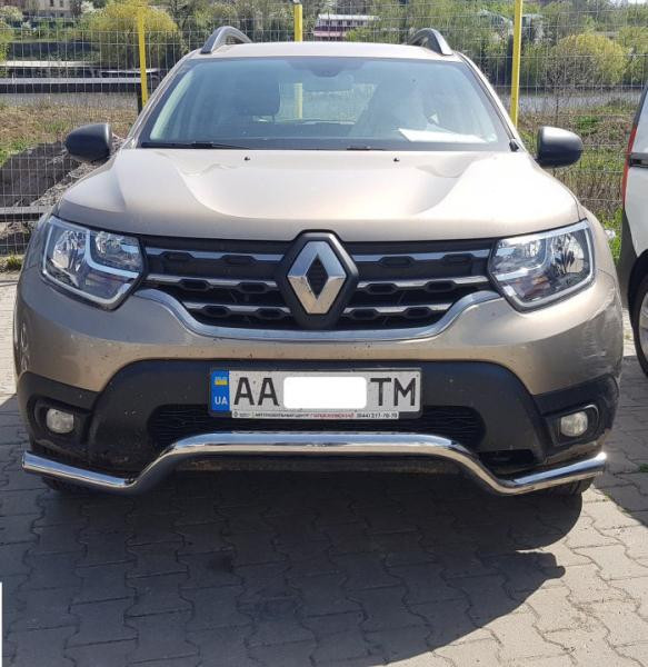 Купить Кенгурятник WT008 (нерж.) для Renault Duster 2018-2024 гг