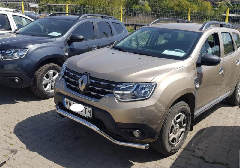 Купить Кенгурятник WT008 (нерж.) для Renault Duster 2018-2024 гг