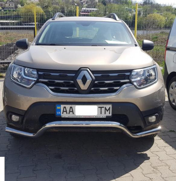 Купить Кенгурятник WT008 (нерж.) для Renault Duster 2018-2024 гг