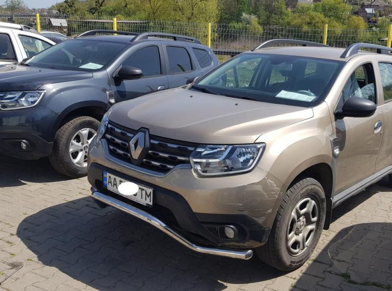 Купить Кенгурятник WT008 (нерж.) для Renault Duster 2018-2024 гг