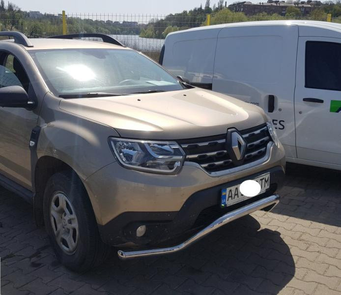 Купить Кенгурятник WT008 (нерж.) для Renault Duster 2018-2024 гг