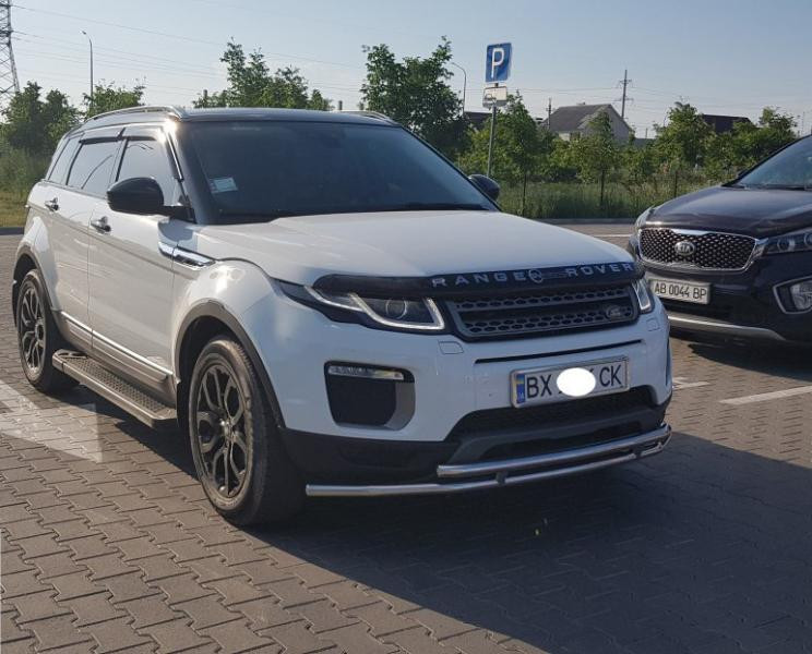 Купить Передняя защита ST014-1 (нерж) для Range Rover Evoque 2012-2018 гг