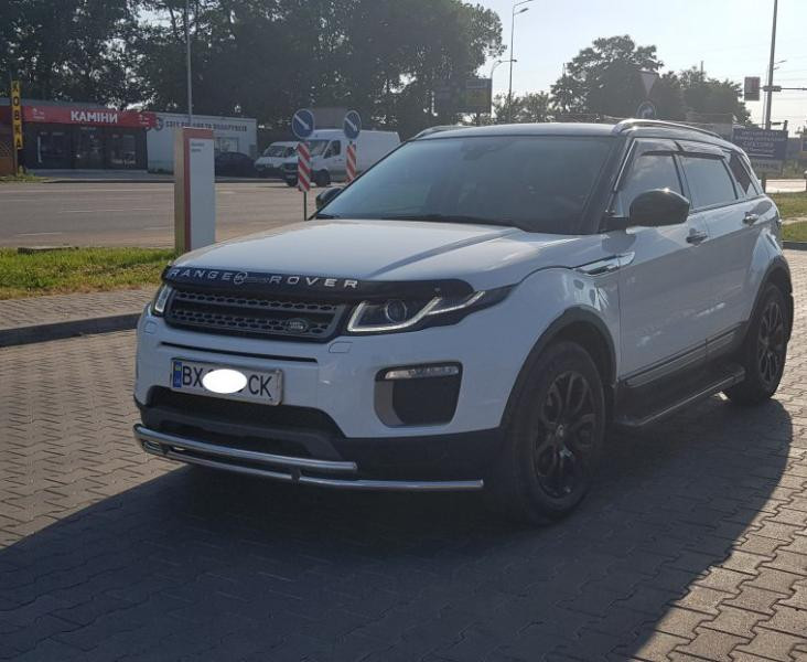 Купить Передняя защита ST014-1 (нерж) для Range Rover Evoque 2012-2018 гг