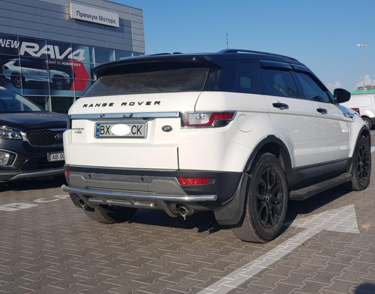 Купить Задняя защита AK005-1 (нерж) для Range Rover Evoque 2012-2018 гг
