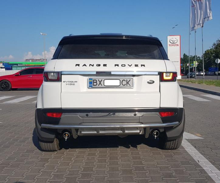 Купить Задняя защита AK005-1 (нерж) для Range Rover Evoque 2012-2018 гг
