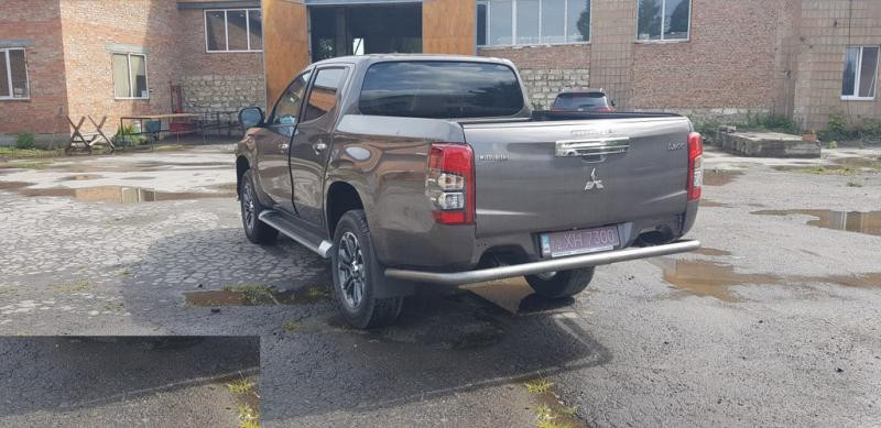 Купить Задняя защита AK005 (нерж) для Mitsubishi L200 2015-2024 гг