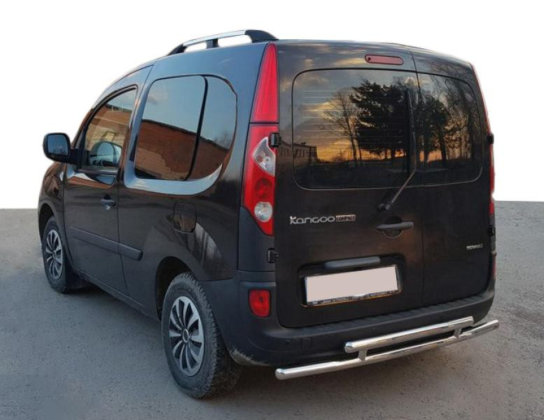 Купить Задняя дуга AK002-2 (нерж.) для Renault Kangoo 2008-2020 гг