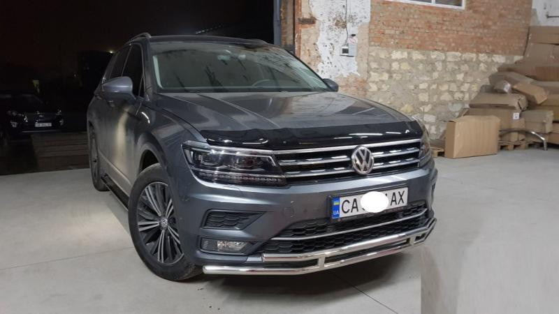 Купить Передняя защита ST016 (нерж) для Volkswagen Tiguan 2016-2023 гг