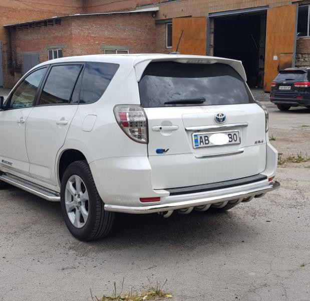 Купити Задній захист AK005-15 (2 шт., нерж) для Toyota Rav 4 2006-2013 рр