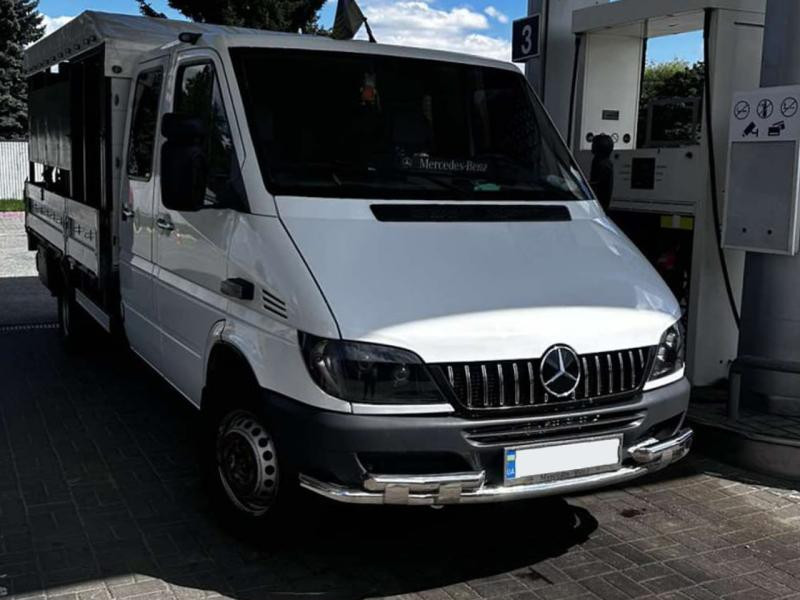 Купить Передняя защита ST015-2 (нерж.) для Mercedes Sprinter W901/902/903/904/905 1995-2006 гг