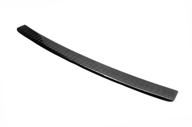 Купити Накладка на задній бампер із загином (ABS-пластик) Матова для Volkswagen T5 Multivan 2003-2010 рр