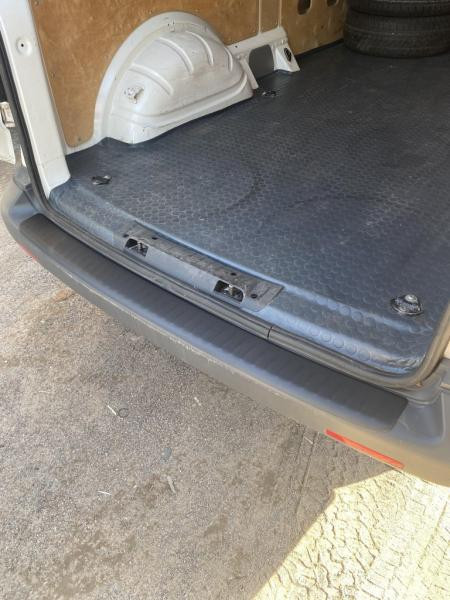 Купити Накладка на задній бампер із загином (ABS-пластик) Матова для Volkswagen T5 Multivan 2003-2010 рр