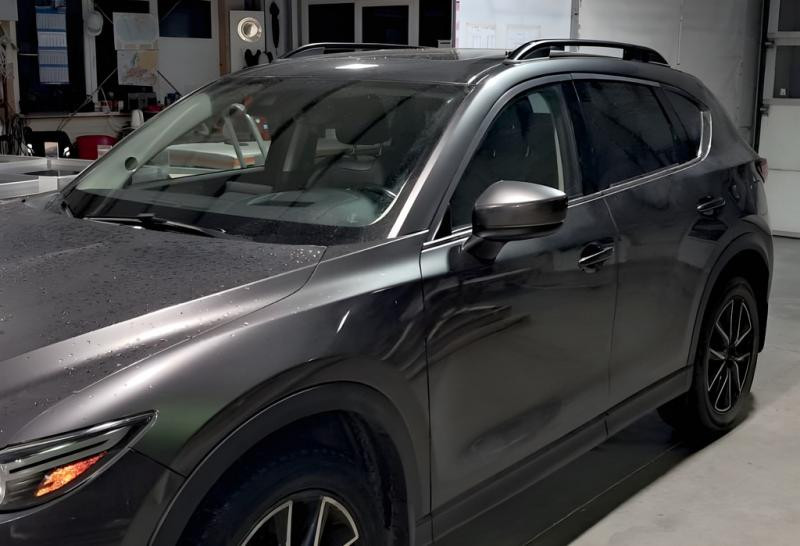 Купити Рейлінги Skyport Black (2 шт) для Mazda CX-5 2017- рр