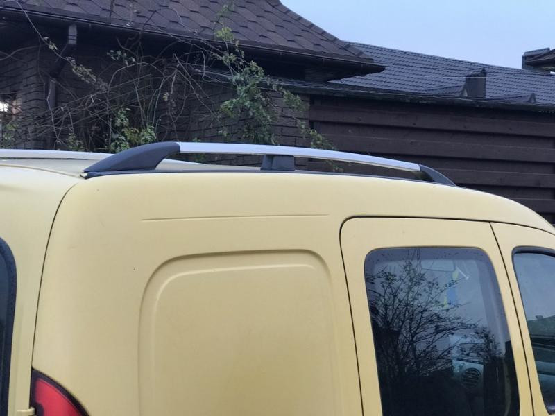 Купити Рейлінги Хром Максі база, Пластикові ніжки для Renault Kangoo 1998-2008 рр