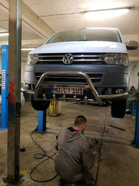 Купити Кенгурятник WT004ST (нерж) для Volkswagen T5 2010-2015 рр