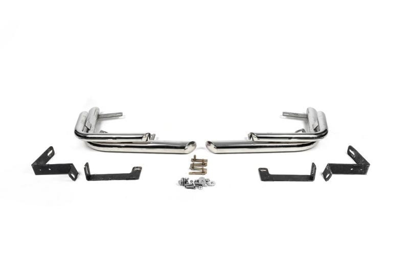 Купити Задні кути AK003-Double (2 шт., нерж.) для Nissan X-trail T31 2007-2014рр