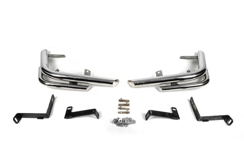 Купити Задні кути AK003-Double (2 шт., нерж.) для Nissan X-trail T31 2007-2014рр