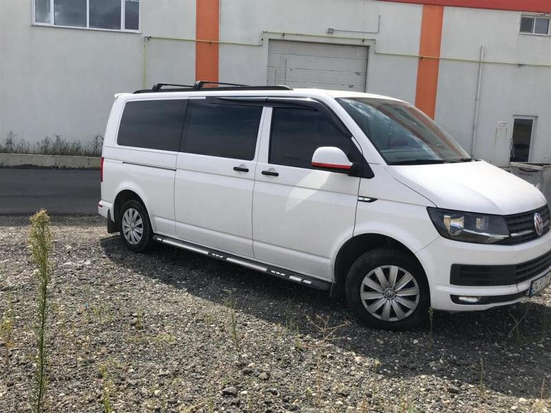 Купить Интегрированные рейлинги (черные) Короткая база для Volkswagen T6