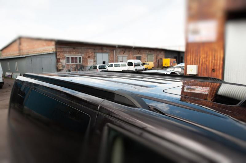 Купить Интегрированные рейлинги (черные) Короткая база для Volkswagen T6