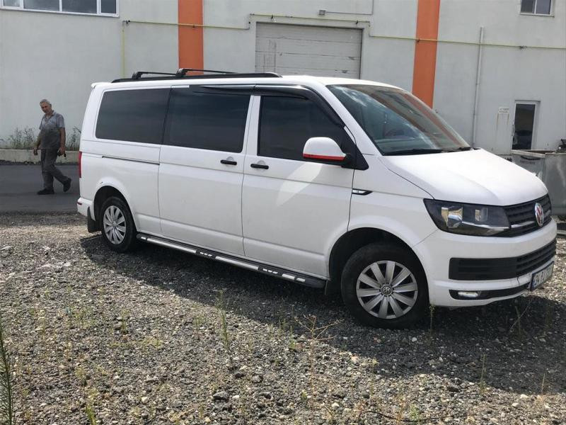 Купить Интегрированные рейлинги (черные) Короткая база для Volkswagen T6