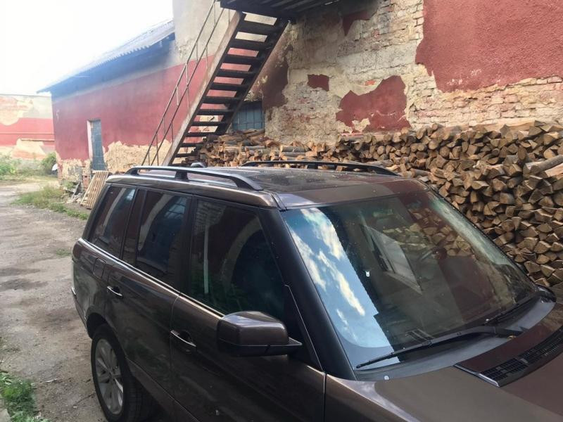 Купити Алюмінієві рейлінги (Чорні) для Range Rover III L322 2002-2012 рр