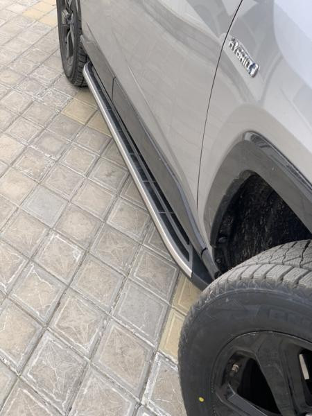 Купить Боковые пороги OEM V1A (2 шт, алюминий) для Toyota Rav 4 2019- гг