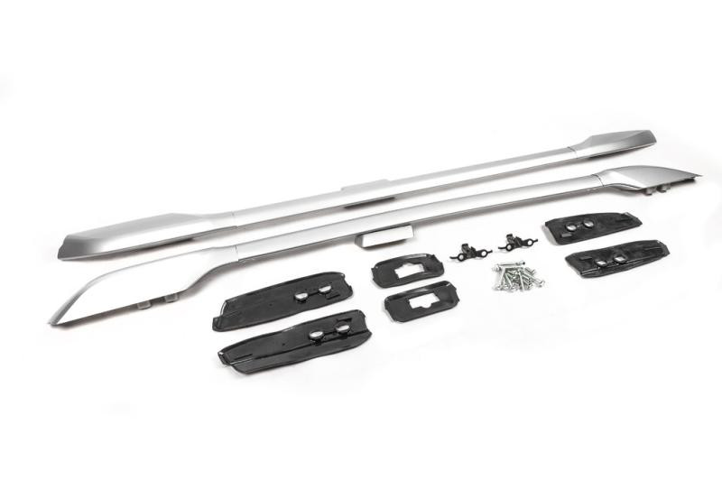 Купити Рейлінги оригінальний дизайн (Сірі, 2 шт) для Toyota Land Cruiser Prado 150