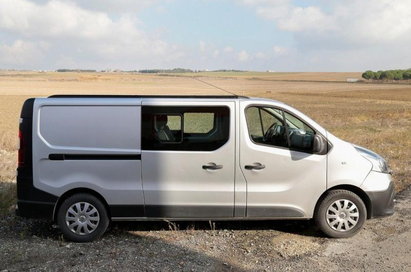 Купити Інтегровані рейлінги (чорні) Довга база для Fiat Talento 2016- рр