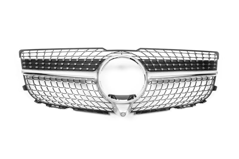 Купить Передняя решетка Diamond Silver (2013-2015) для Mercedes GLK сlass X204