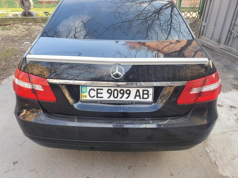 Купити Спойлер (ABS, під фарбування) для Mercedes E-сlass W212 2009-2016рр
