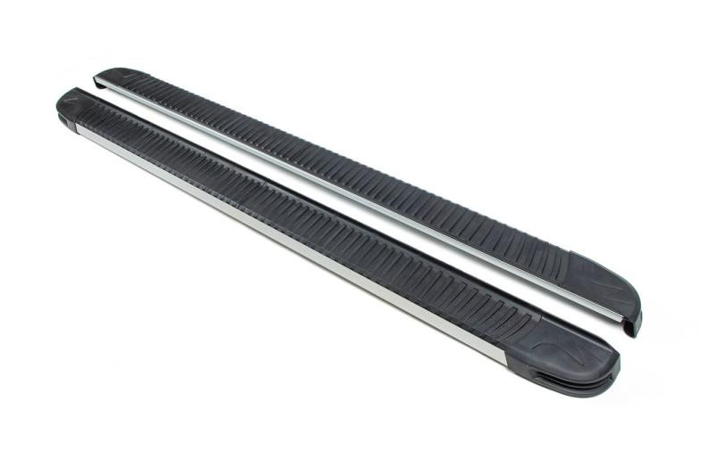 Купить Боковые пороги Maya V1 (2 шт., алюминий) для Nissan Pathfinder R52 2012-2021 гг