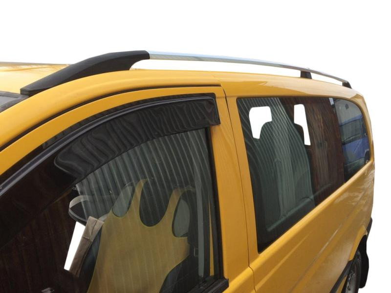 Купити Рейлінги Хром DDU (пласт. ніжки) Коротка база (SHORT) для Mercedes Vito / V-class W447 2014- рр