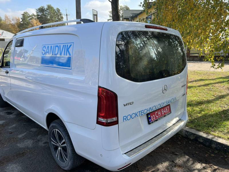 Купити Рейлінги Хром DDU (пласт. ніжки) Середня база (LONG) для Mercedes Vito / V-class W447 2014- рр