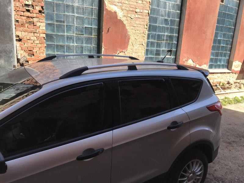 Купити Турецькі рейлінги Хром (2 шт) для Ford Kuga/Escape 2013-2019 рр