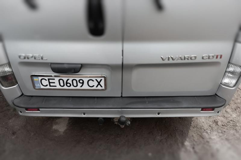 Купить Накладка на задний бампер EuroCap (ABS) для Nissan Primastar 2002-2014 гг