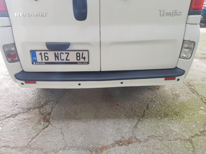 Купить Накладка на задний бампер EuroCap (ABS) для Nissan Primastar 2002-2014 гг