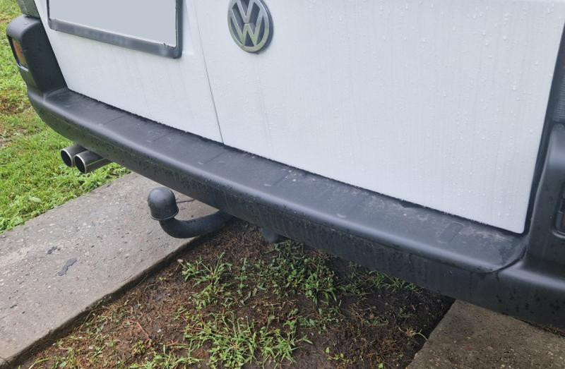 Купити Накладка на задній бампер EuroCap (ABS) для Volkswagen T4 Caravelle/Multivan