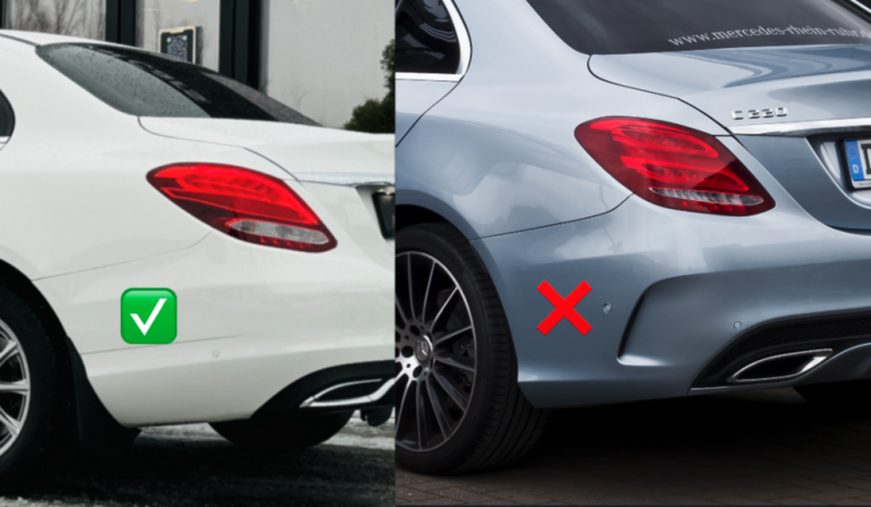 Купити Бризковики Premium (4 шт) для Mercedes C-сlass W205 2014-2021рр