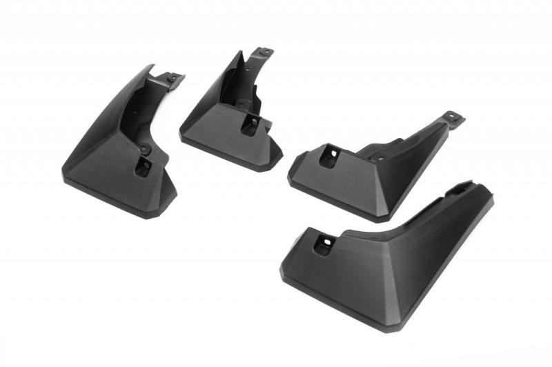 Купить Брызговики Premium 2019-2023 (без порогов, 4 шт) для Toyota Rav 4 2019- гг