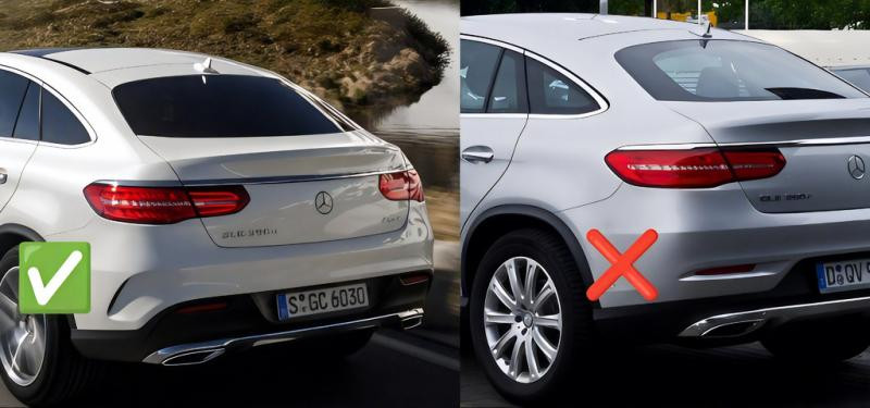 Купить Брызговики Premium без порогов (4 шт) для Mercedes GLE coupe C292 2015-2019 гг